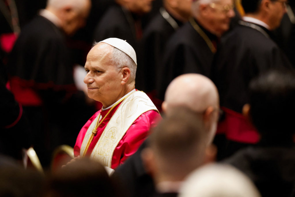 Pope Leo XIV presides over a Prayer Vigil and Rosary for Peace, in Saint Peter’s Basilica at the Vatican